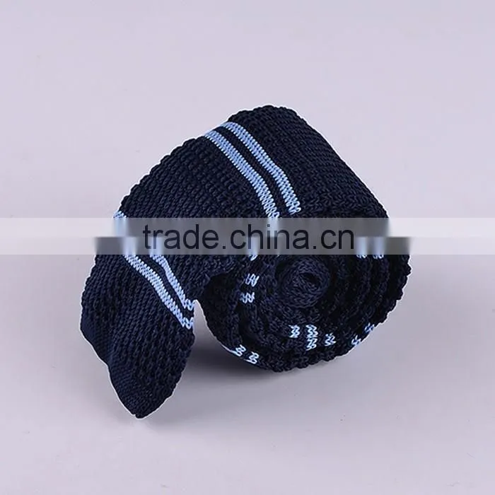 Cotton Knitted Neckties,Hand Knitted Ties,Strip Neckties