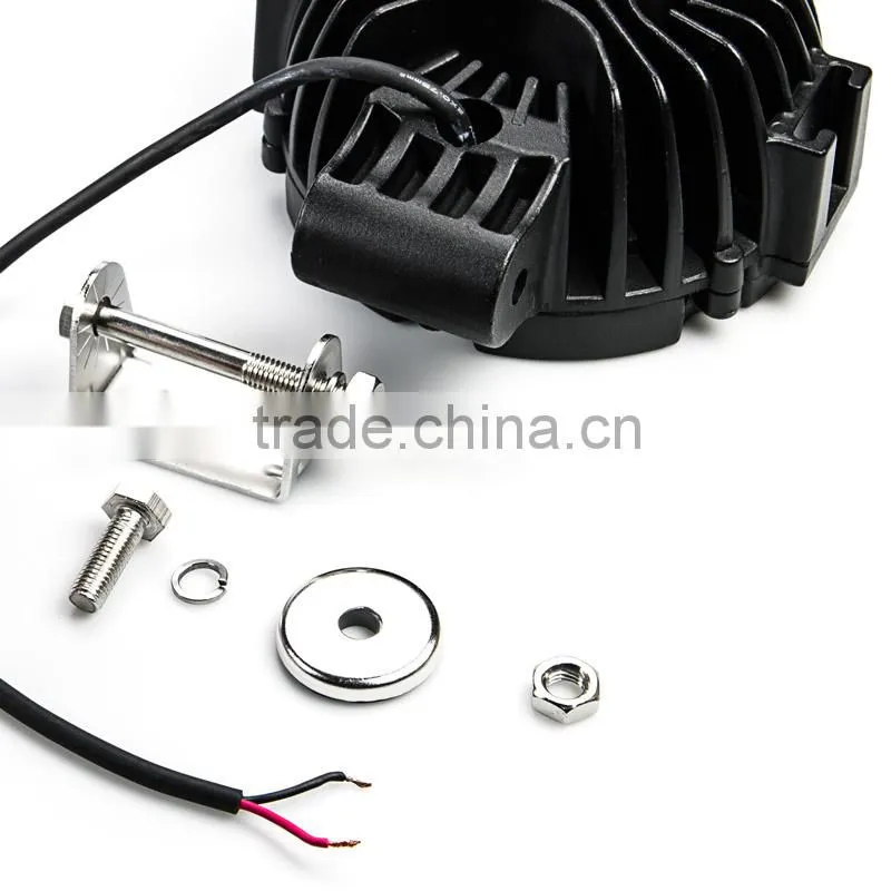 Auto Parts Offroad LED Work Light IP67 12V Epistar 51W LED Work Light for cars, Red/Black 51w LED Work Light