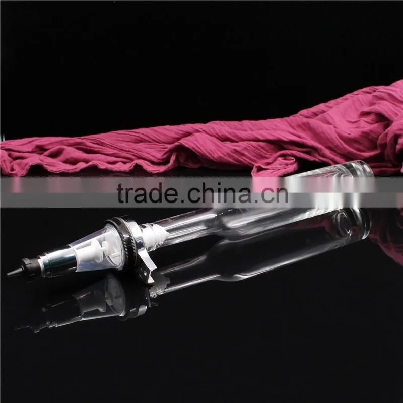 bulk perfume canning bottle and pump device