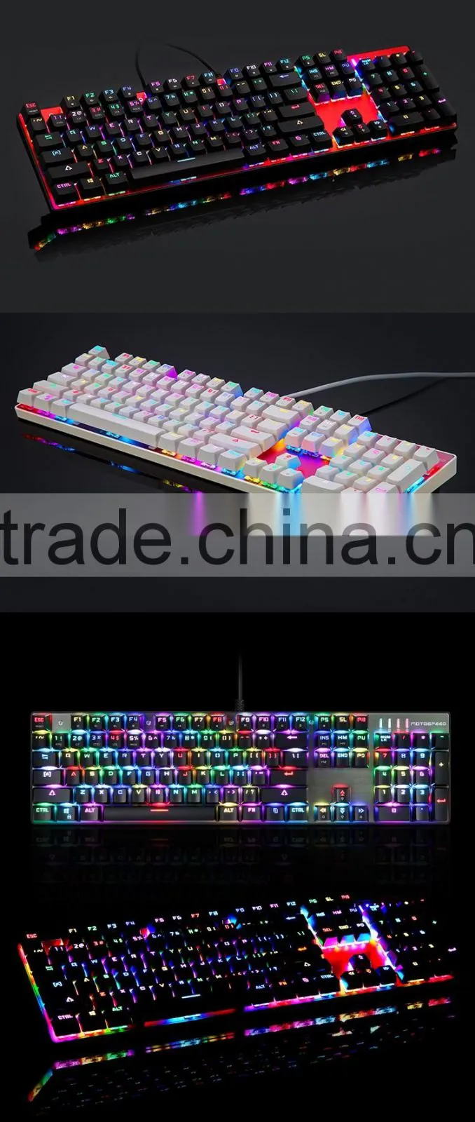Cheaper Profession rgb backlight keyboard,gaming mechanical keyboard