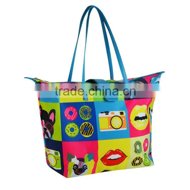 Nylon Zipper Document Bag Nylon Backpack Bags