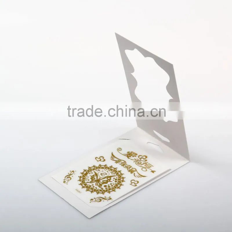 iphone glitter sticker cover full body 3D metallic tattoo hand phone sticker