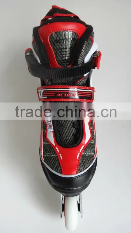 ADULT 4 WHEEL INLINE SKATE PROFESSIONAL ALUMINIUM FRAME ROLLER SKATES FOR ENTERAINMENT OUTDOOR SPORTS FLASHING ROLLER
