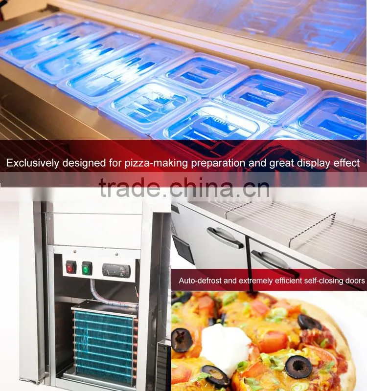 Hot Selling Stainless Steel Pizza Worktable Hotel Equipment