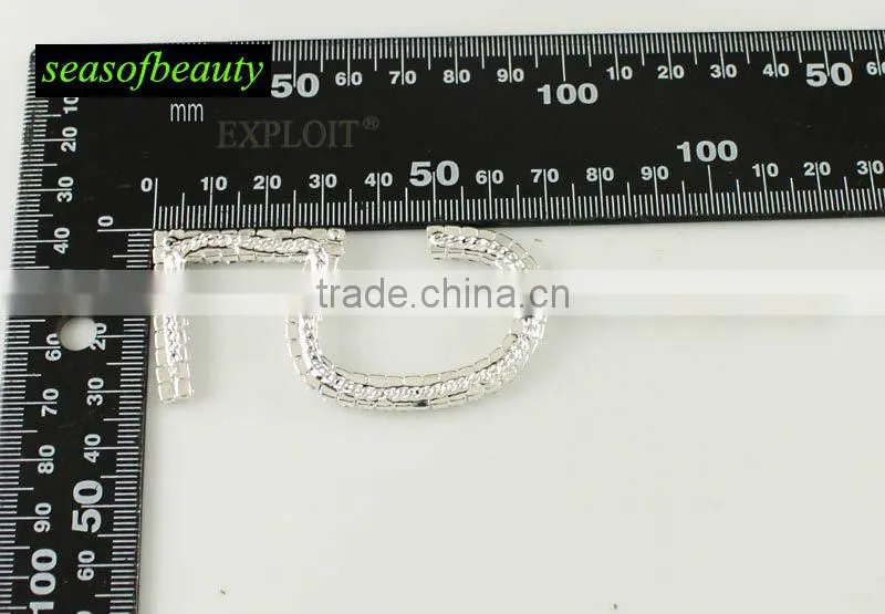 Hot Sale Shining Rhinestone Letter Wedding Cake Toppers B0295