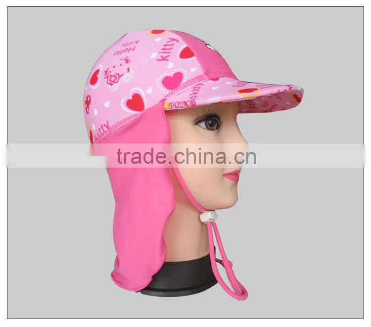 2016 Promotion Neoprene Sun Visor Hat /Uv radiation stretch fabric beach swimming cap