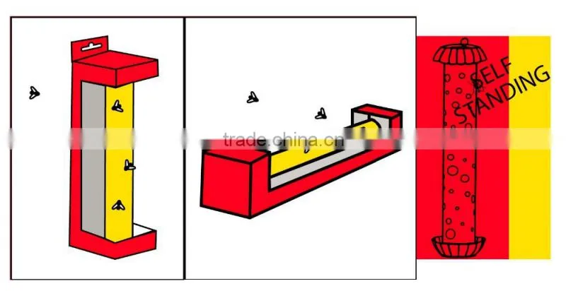 BSTW recycle pest control,effective safe fly killer, high quality fly glue trap