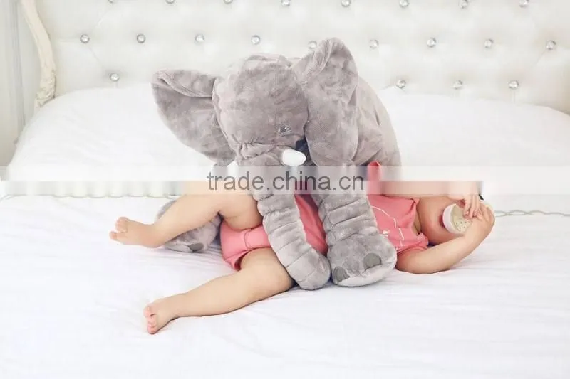 Hot Style Children's Elephant Doll/ Elephant Back Cushion Pillow WeiDang Super Soft Plush Toys Elephant Baby Pillows Waist
