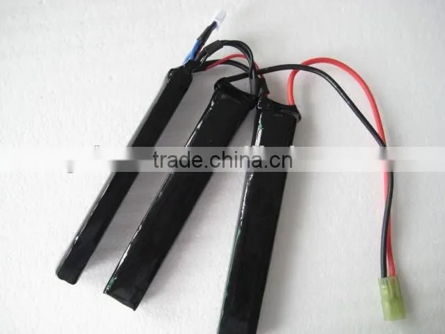 Rechargeable High Rate RC LiFePO4 Battery Pack with Cable and Plug 5C/10C/20C/30/40C/50C