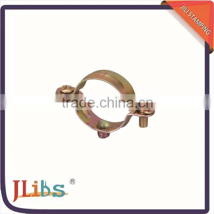 cable clamp iron pipe scrap /stainless steel M6 pipe fitting,single clamps one side close