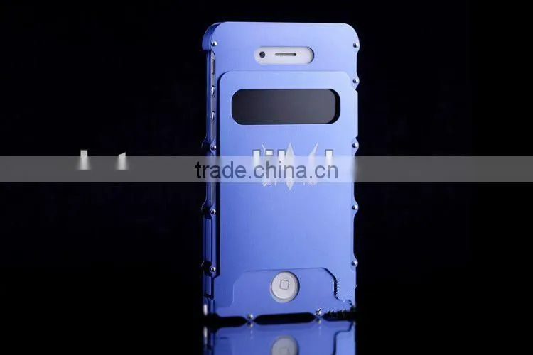 high quality novelty Durable Aluminium Metal Bumper Cover Case for iphone 4 4S