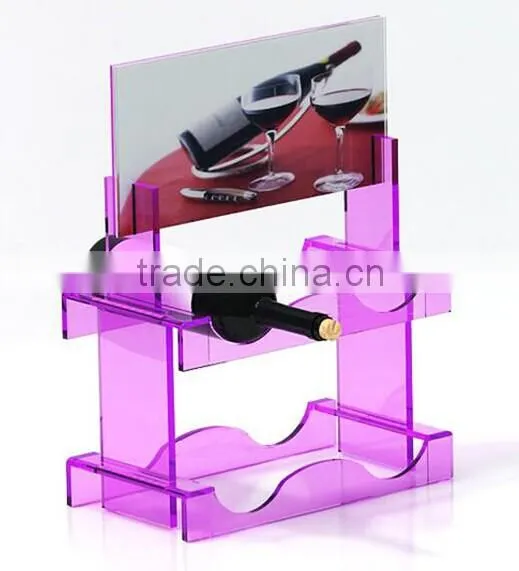 wine rack acrylic stand