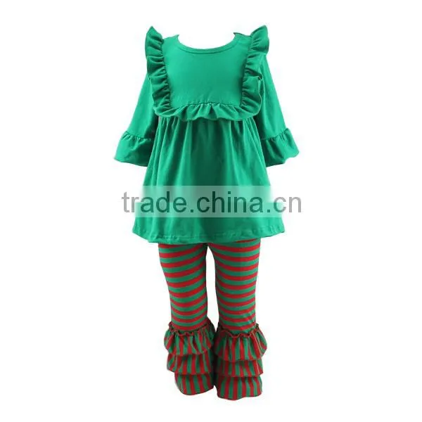 2016 wholesale persnickety remake girl children skirt suits christmas girl boutique clothing sets