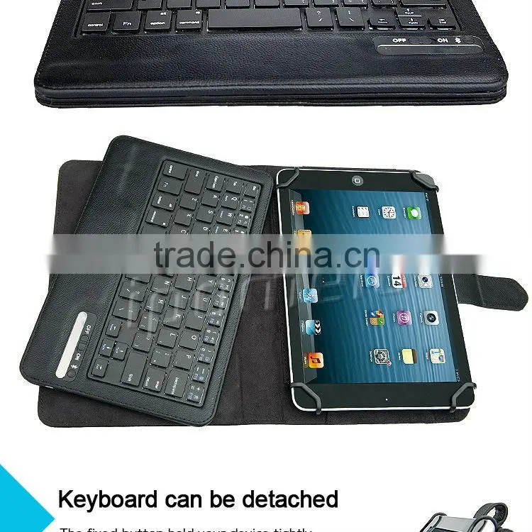 tablet accessory universal case flip tablet leather case with keyboard