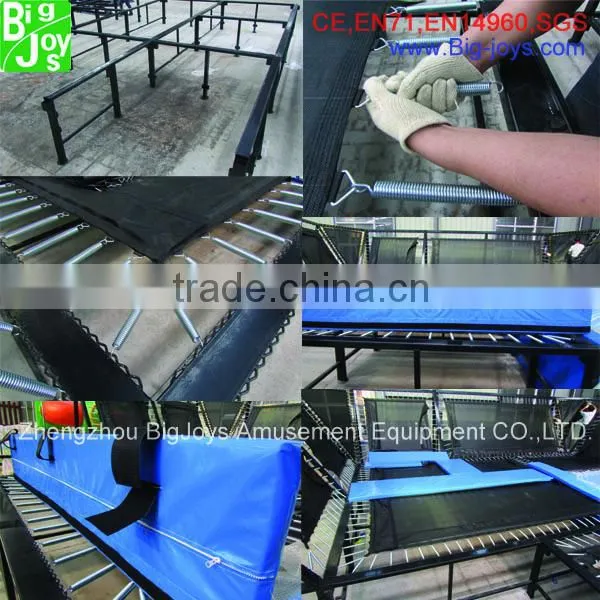 Sky high color mini trampoline park pads