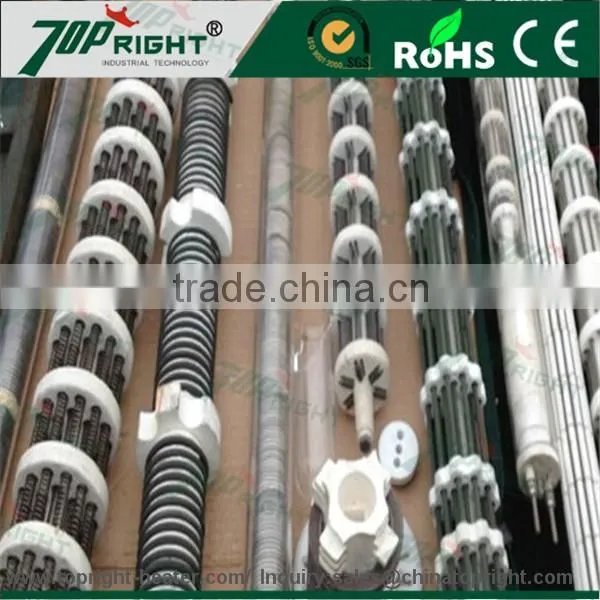 white High Temperature Electrical heating element Cordierite ceramic Bobbin heater