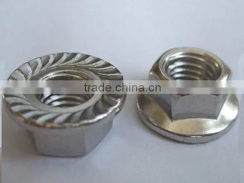 stainless steel Hex flange nut