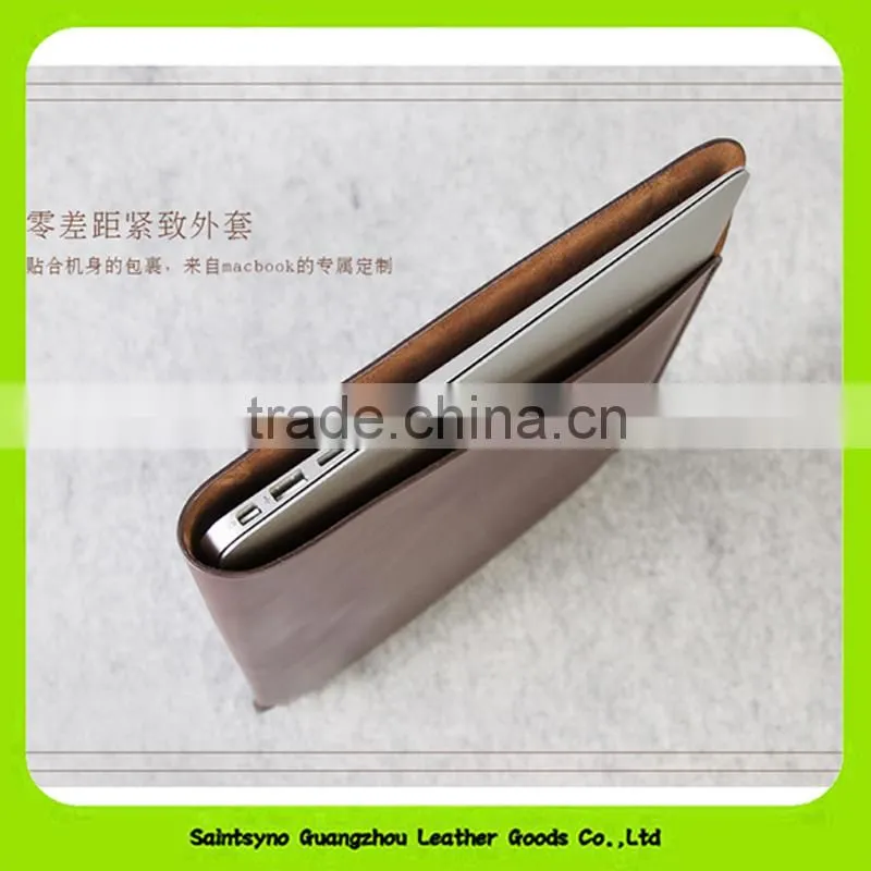 15059 High end Eco-friendly genuine leather case for ipad 2 4 mini 4 air 2 at factory price