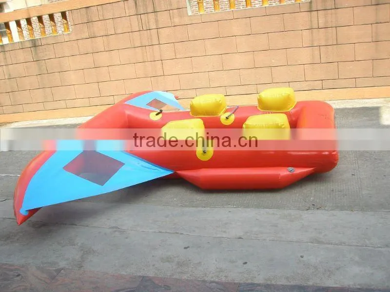 newest inflatable boat italian design banana flyfish boat