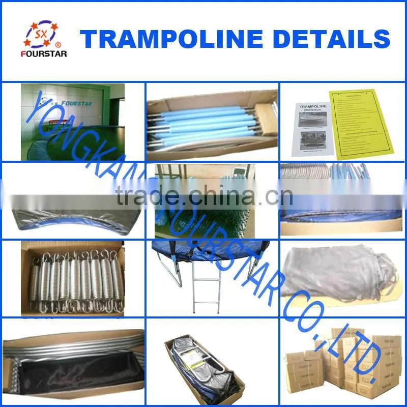 15ft safety net home use trampoline for adults