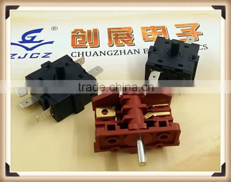 chzjcz/Supply rotary switch Warm air blower rotary switch electric oven switch Three gear rotary switch