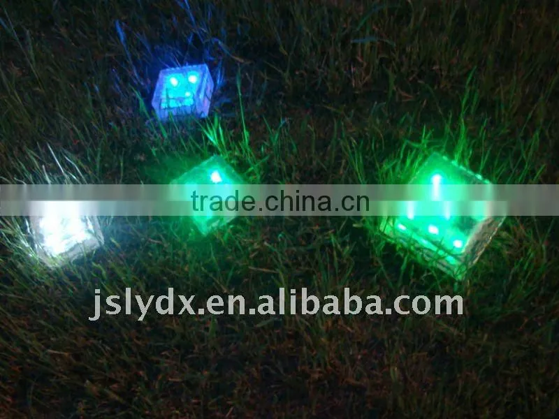 Solar Ice Glass Brick LED Light led street light