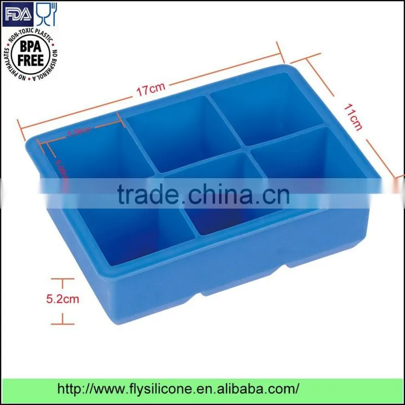 OEM factory price novelty perfect size food grade premium silicone ice cube tray