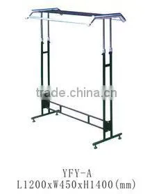 metal 2 tier clothes rack HSX-GR0028 adjustable clothes hanging rack