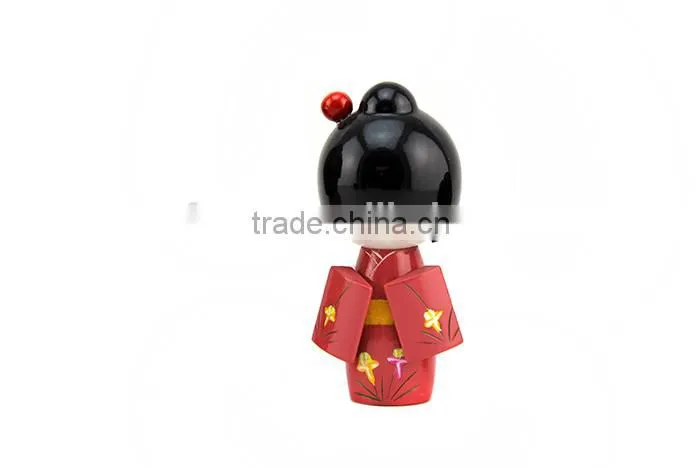 wood japanese doll kids art and craft gift sets