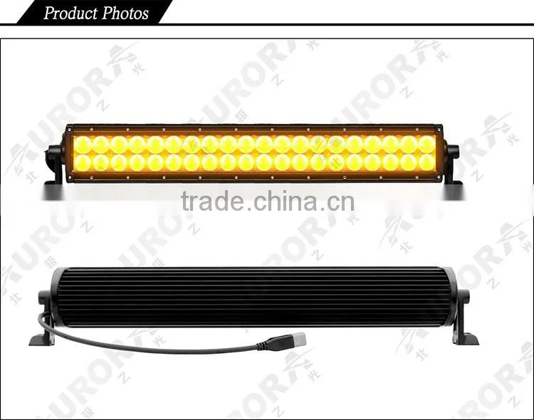 AURORA High Quality 50inch led off road light bar Amber Color