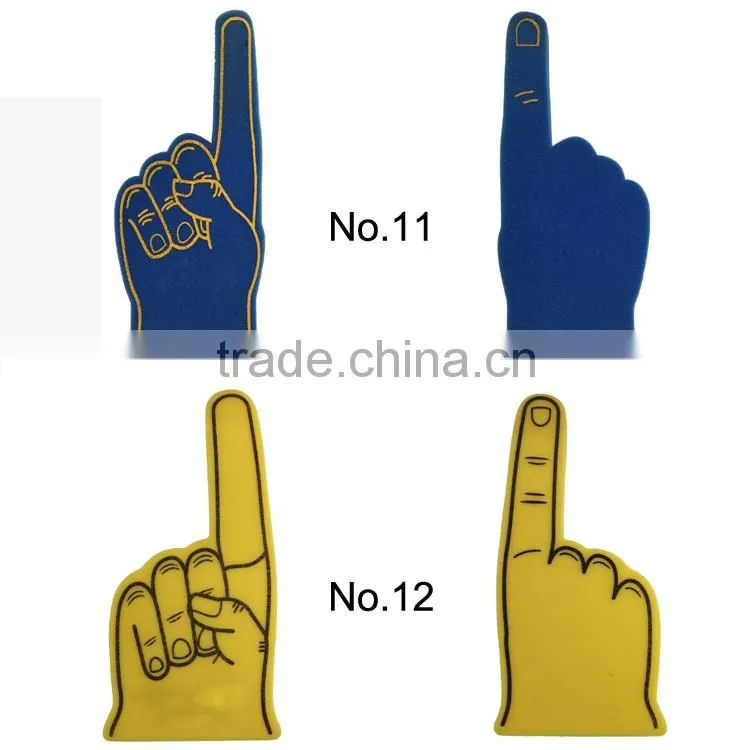 Melors Promotional Cheerleading EVA Foam Hand blank foam finger foam fingers
