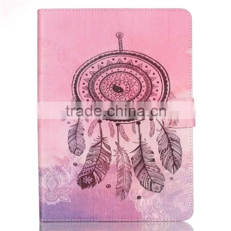 Hot Sale Canterbury Bell Design Leather Stand Holder Flip Cover For iPad Pro 9.7 Inch Tablet Leather Folio Case Wholesale