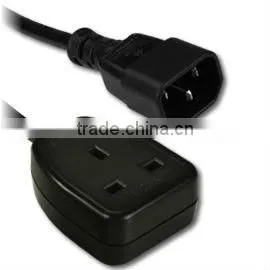 IEC14 plug to UK Socket Power Lead
