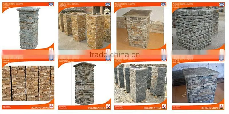 natural building stone column cladding