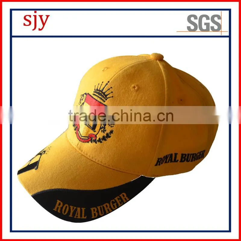 Top quality embroidery cheap custom hats no minimum