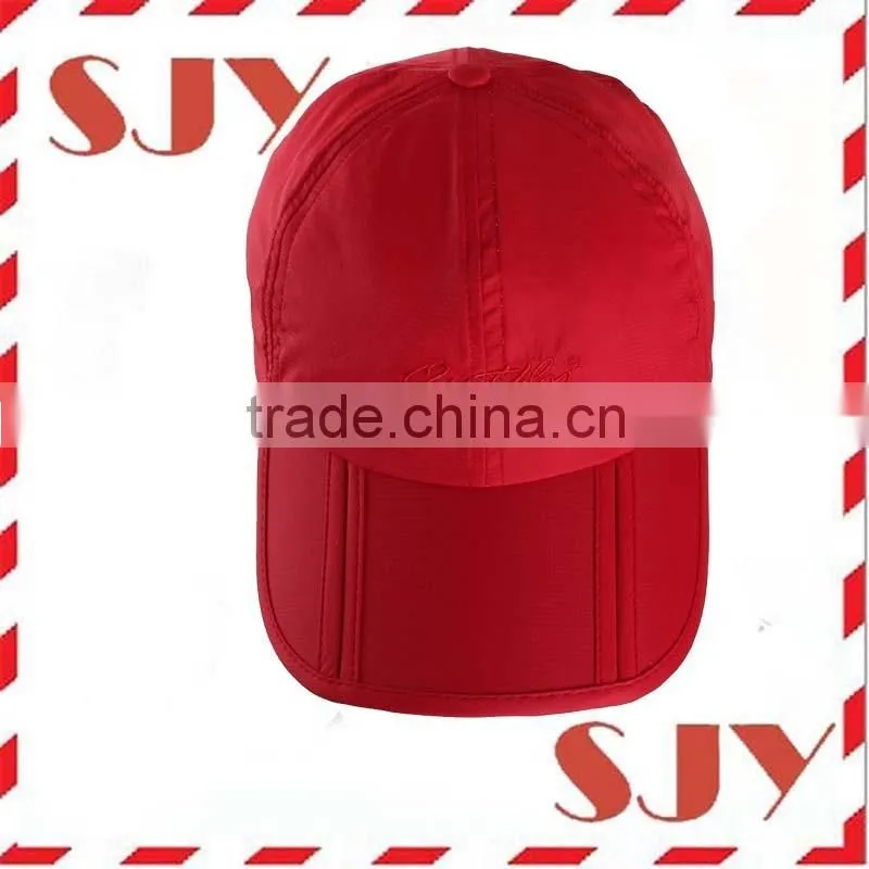 100%polyester dri-fit foldable custom promotional Sports Caps