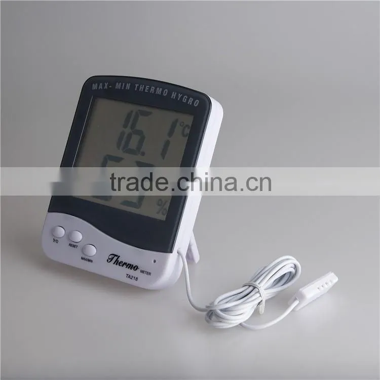 Indoor/outdoor digital thermometer Max-Min thermo hygro 0~+50C