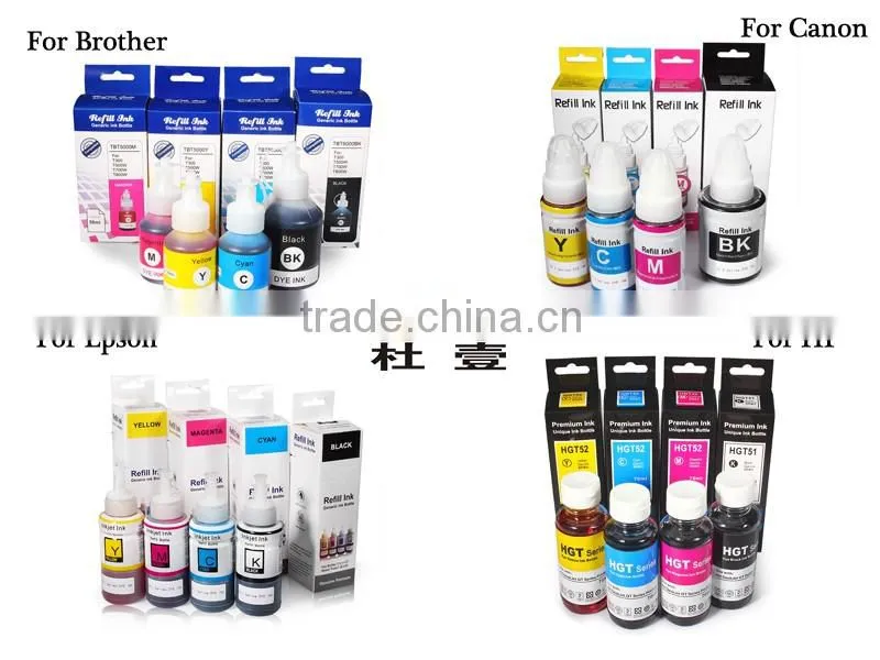 Universal Dye ink for Epson L series,original ink bottle for Epson L100 L200