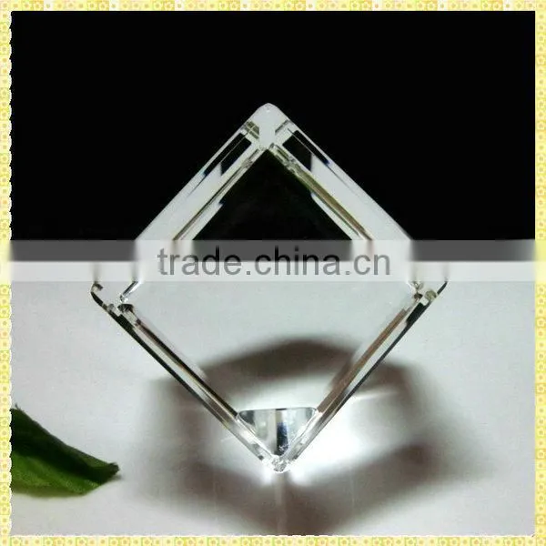 Handcrafted Blank Crystal Cube Souvenir Items For Promotion Items
