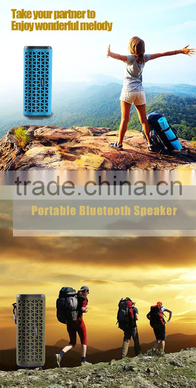 TLS27 2.0 channel fm radio supported waterproof bt speaker with hands free calling