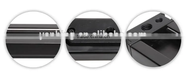 New released dslr camera slider 120cm for TV filming video with pan head