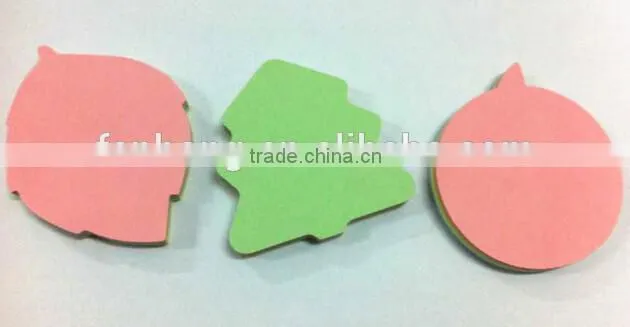 tree shape stick note , Self adhesive stick note 3*3inch fridge magnet