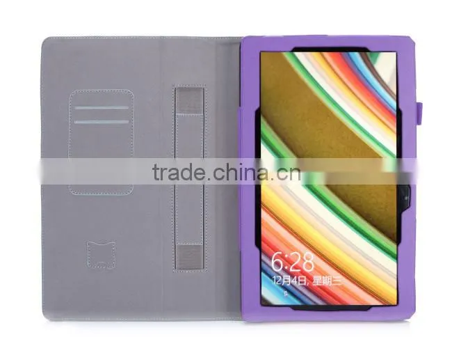 Folding 11.6 Inch Tablet Case Flip Stand PU Leather Tablet Cover
