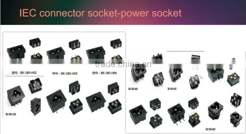 Snap in type power extension industrial socket power outlet 125V 15A
