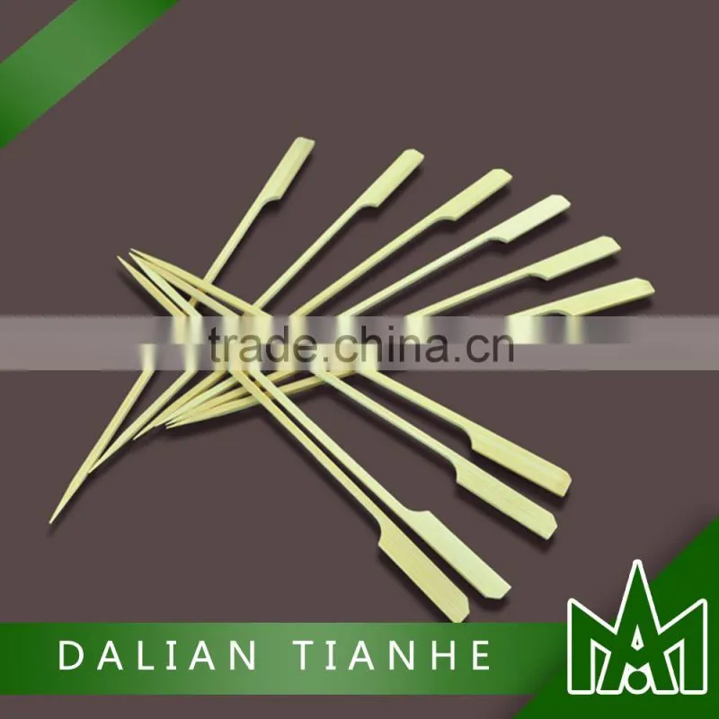 High quality green wooden skewers