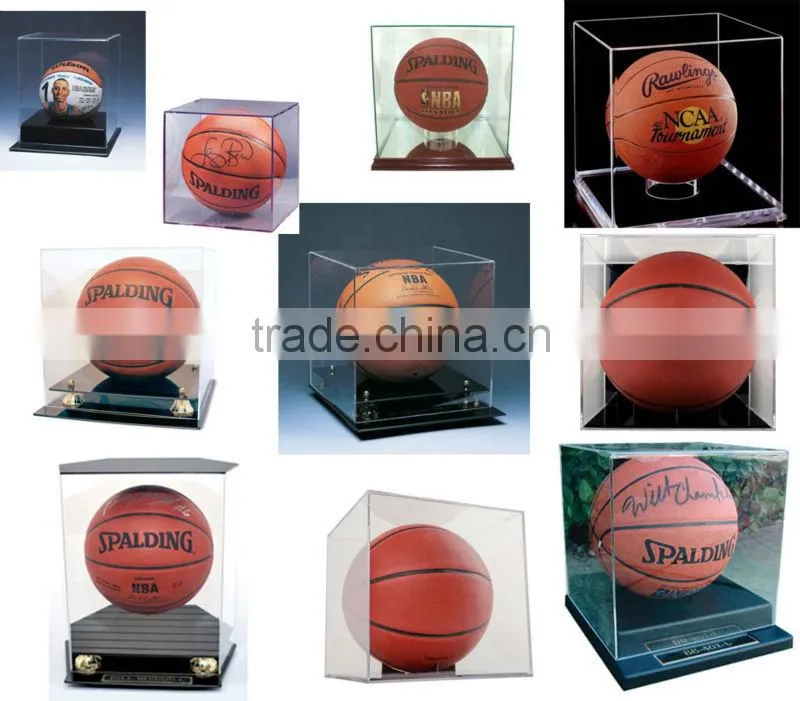 acrylic display box acrylic display case acrylic display stand for football