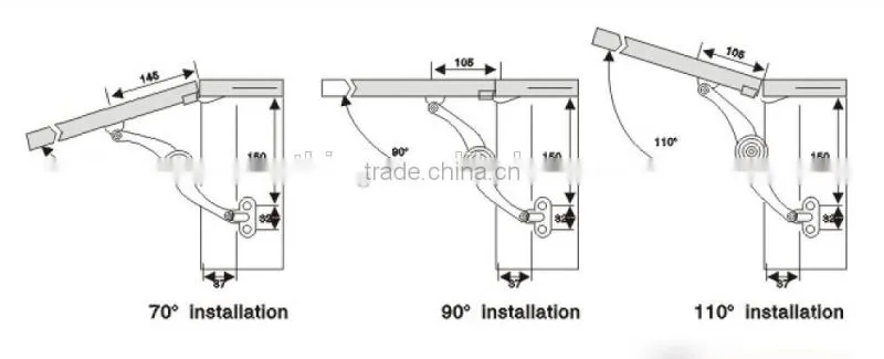 2016-2017 Furniture cabinet hardware kitchen fitting acceessory zinc cupboard free stop