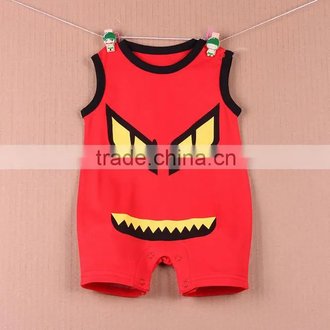 Sleeveless leotard boxer Romper Kaidang Siamese vest summer climbing clothing 0-2 years
