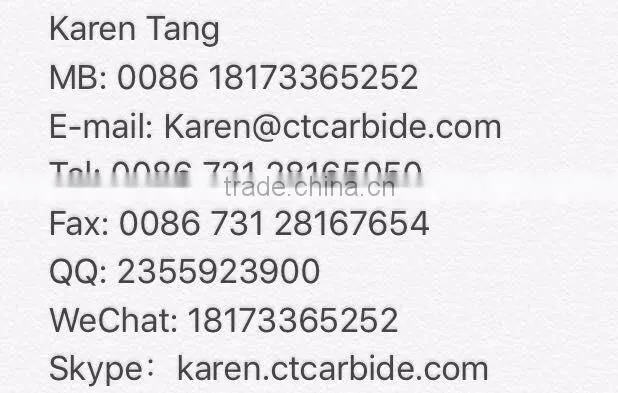 Tungsten carbide straightening block 15 years production experience made in china