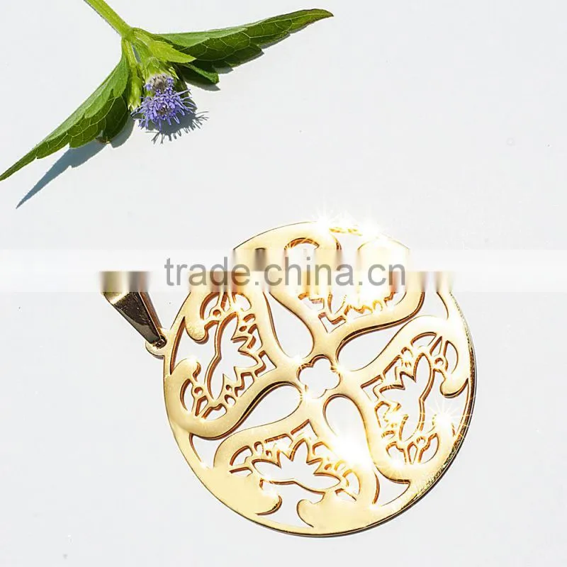 Big Size Laser Cutting Stainless Steel New Design Pendant